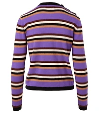 Cashmere Sweater Stripe Print