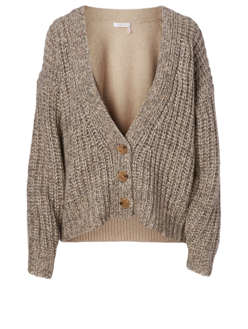 Wool-Blend Cardigan
