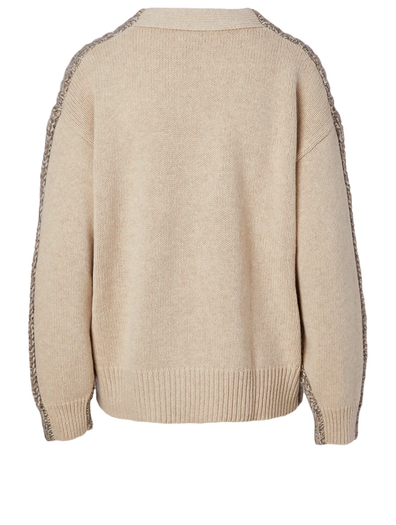 Wool-Blend Cardigan