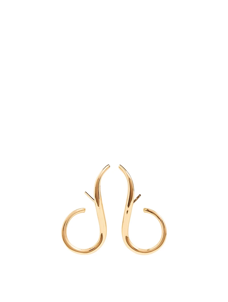 Aria Grace 18K Gold Earrings