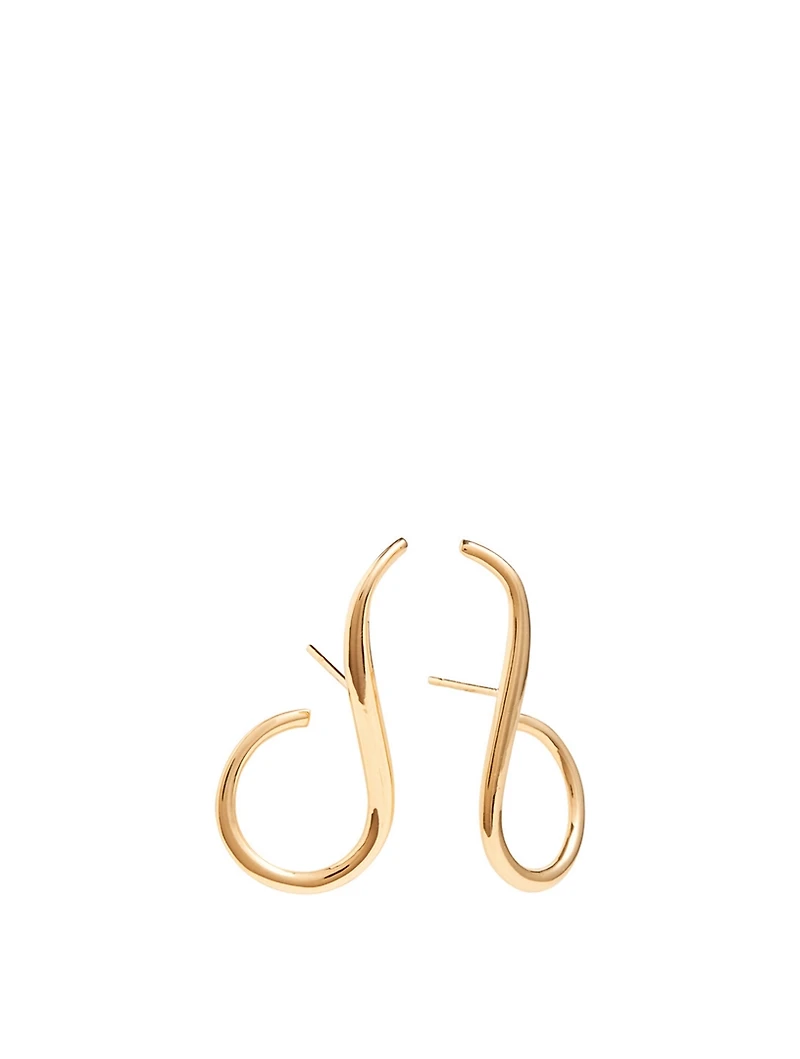 Aria Grace 18K Gold Earrings