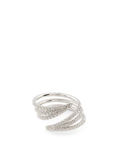 Cristina 18K White Gold Ring With Diamonds