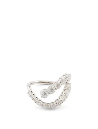 Aria Skye 18K White Gold Ring With Diamonds
