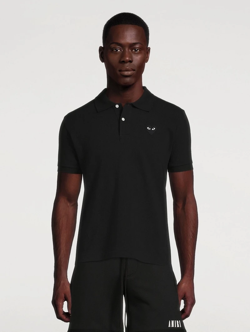 Cotton Heart Polo Shirt