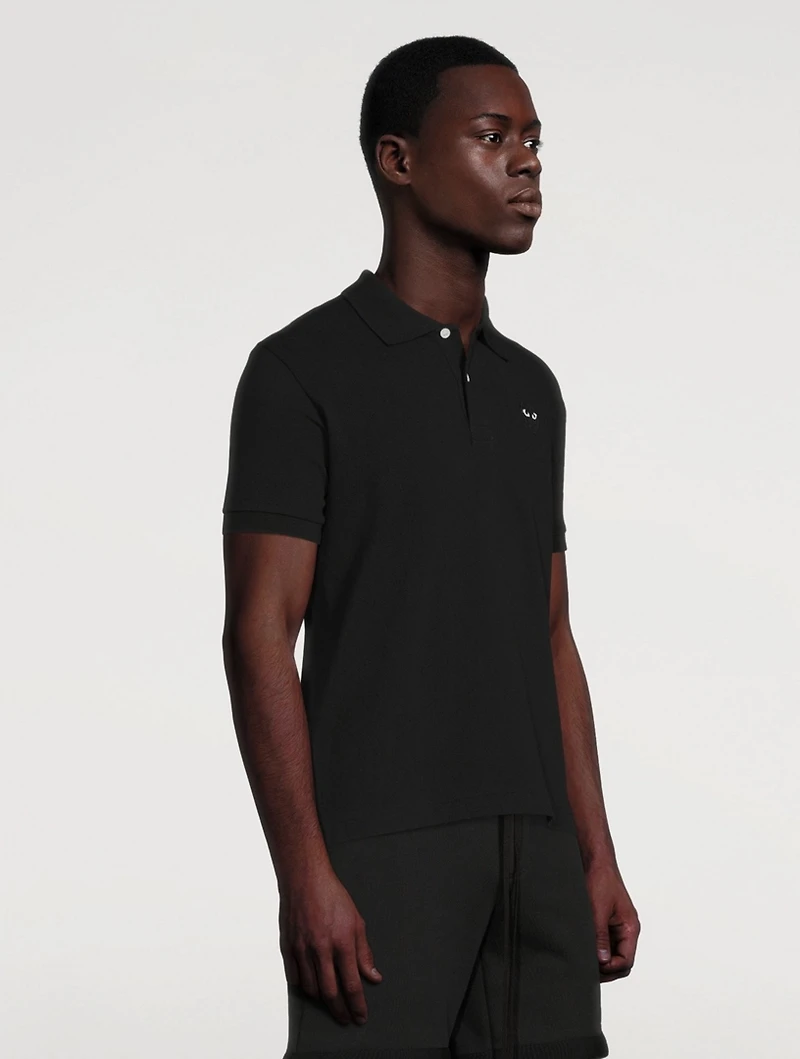 Cotton Heart Polo Shirt