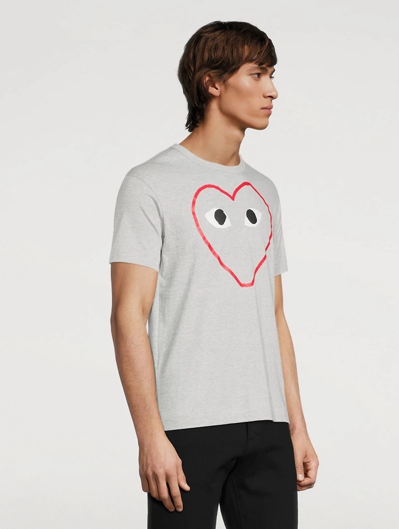 Cotton X-Ray Heart T-Shirt