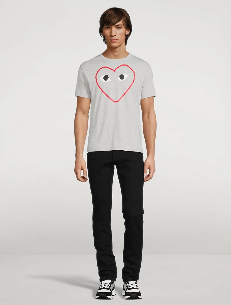 Cotton X-Ray Heart T-Shirt