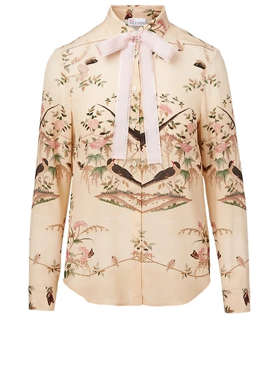 Silk Printed Blouse