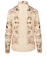 Silk Printed Blouse