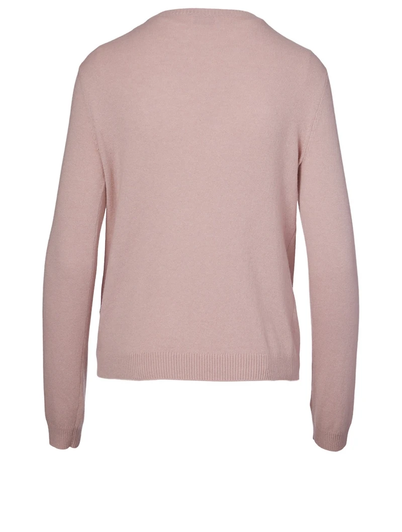 Crewneck Sweater With Bow