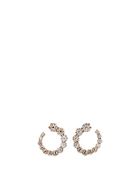 Aria 18K Rose Gold Earwraps With Diamonds