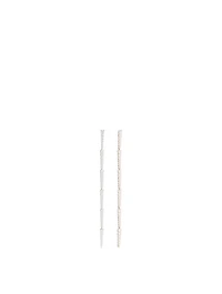 Large Cora 18K White Gold Earrings With Diamonds