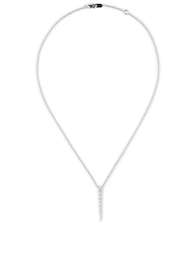 Aria 18K White Gold Necklace With Diamonds