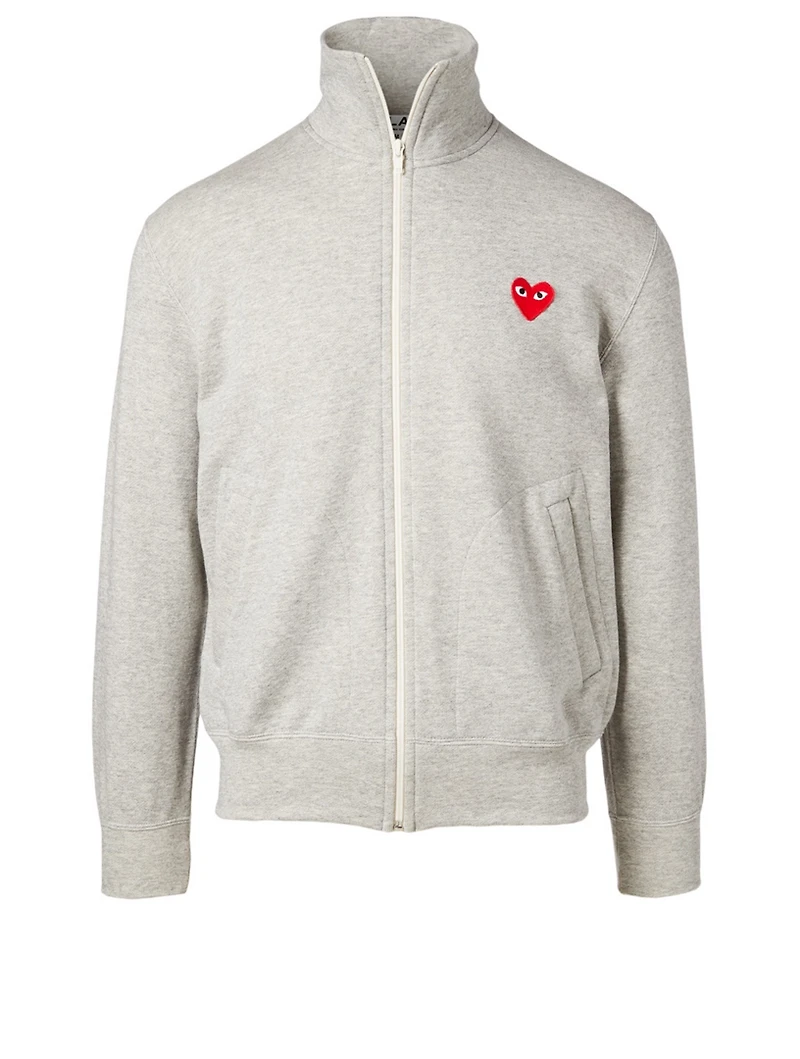 Zip-Up Logo Sweatshirt