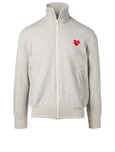 Zip-Up Logo Sweatshirt