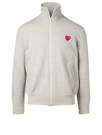 Zip-Up Logo Sweatshirt