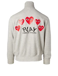 Zip-Up Logo Sweatshirt