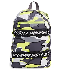 Kids' Logo Backpack In Camo Print
