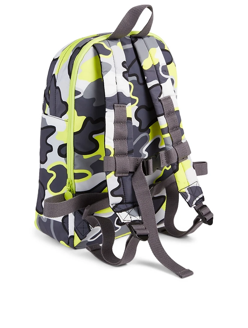 Kids' Logo Backpack In Camo Print