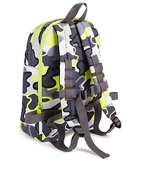Kids' Logo Backpack In Camo Print