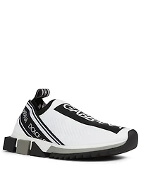 Sorrento Stretch Jersey Logo Sneakers
