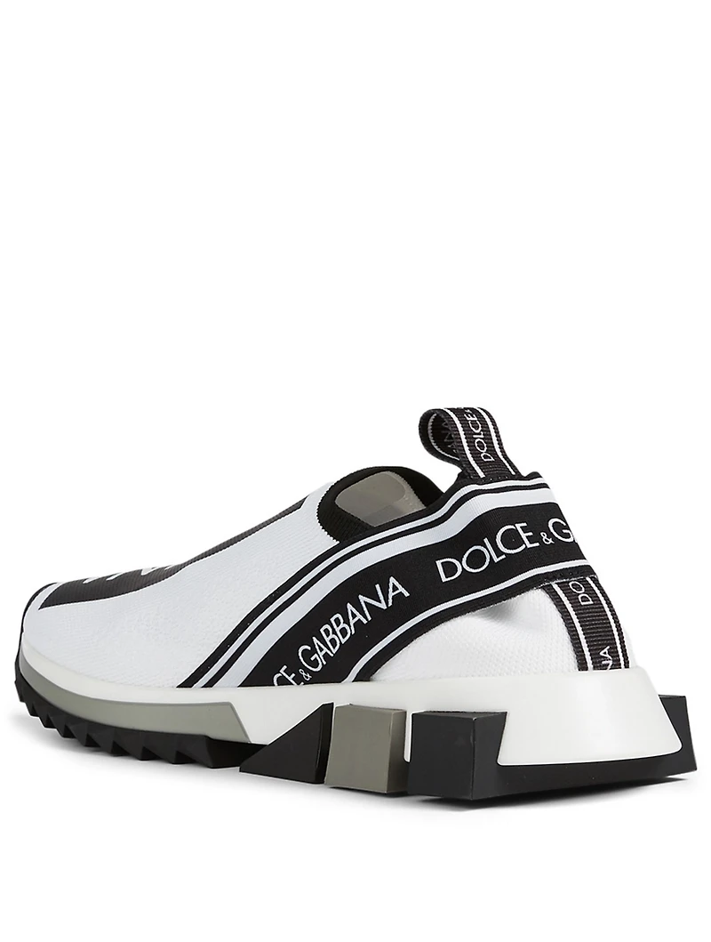 Sorrento Stretch Jersey Logo Sneakers