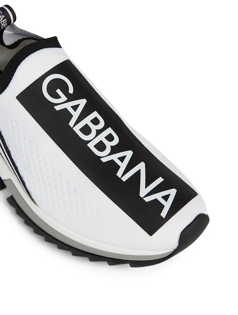 Sorrento Stretch Jersey Logo Sneakers