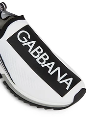 Sorrento Stretch Jersey Logo Sneakers