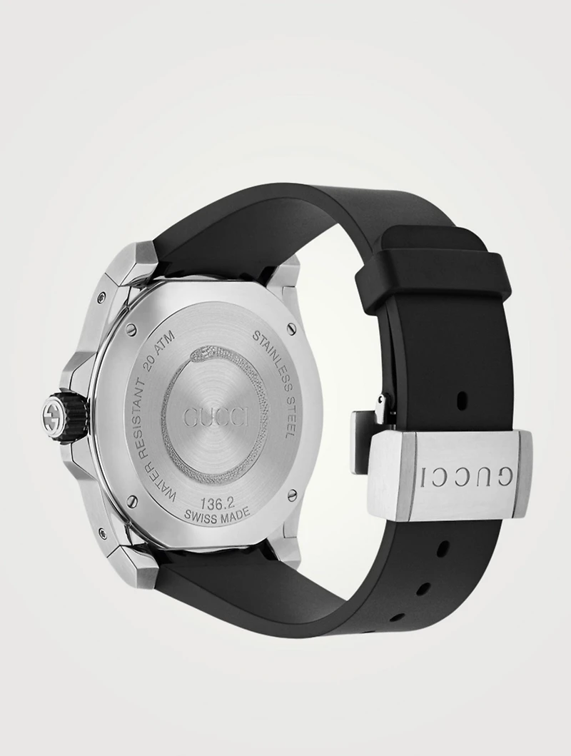 Gucci Dive Rubber Strap Watch