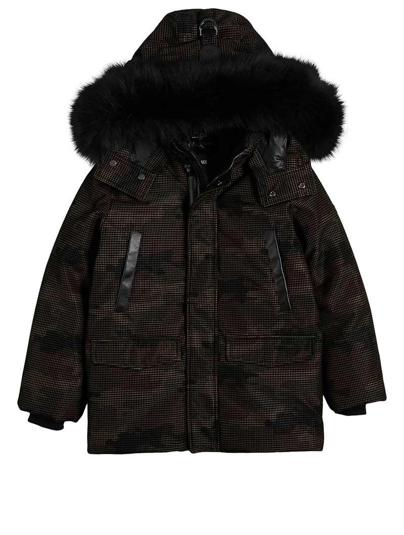 Jo Kids Down Coat With Fur Hood