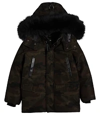 Jo Kids Down Coat With Fur Hood