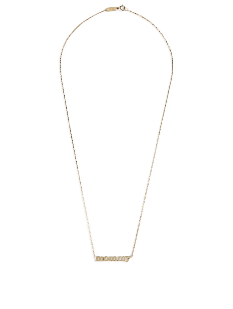 Gold Mommy Necklace