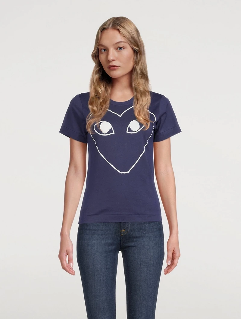 Heart Print T-Shirt