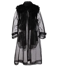 Transparent Tulle Coat
