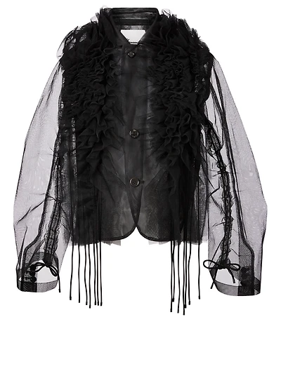 Transparent Tulle Jacket