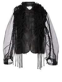 Transparent Tulle Jacket