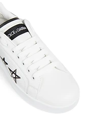 Portofino Leather Sneakers With Stars