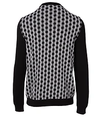 Wool Sweater Logo Print