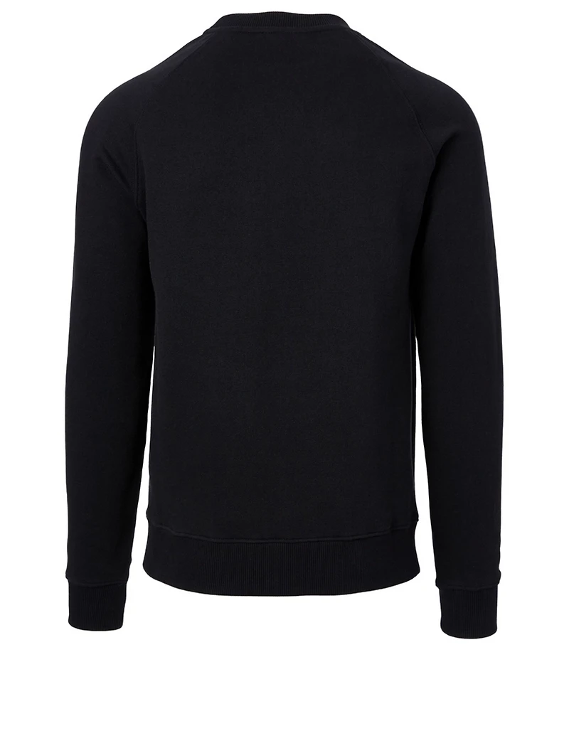 Cotton Metallic Logo Sweatshirt