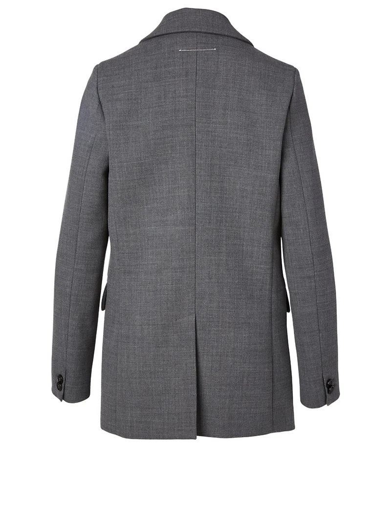 Wool-Blend Blazer