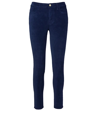 Le High Velveteen Skinny Jeans