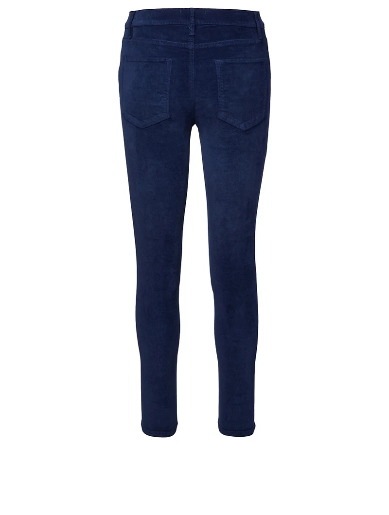 Le High Velveteen Skinny Jeans