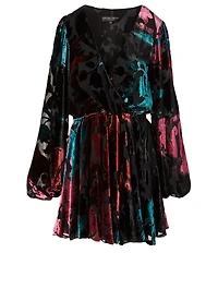 Olena Silk-Blend Dress