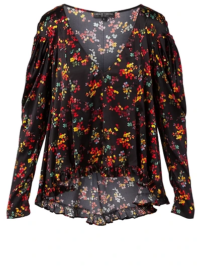 Ava Silk Stretch Top