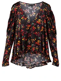 Ava Silk Stretch Top