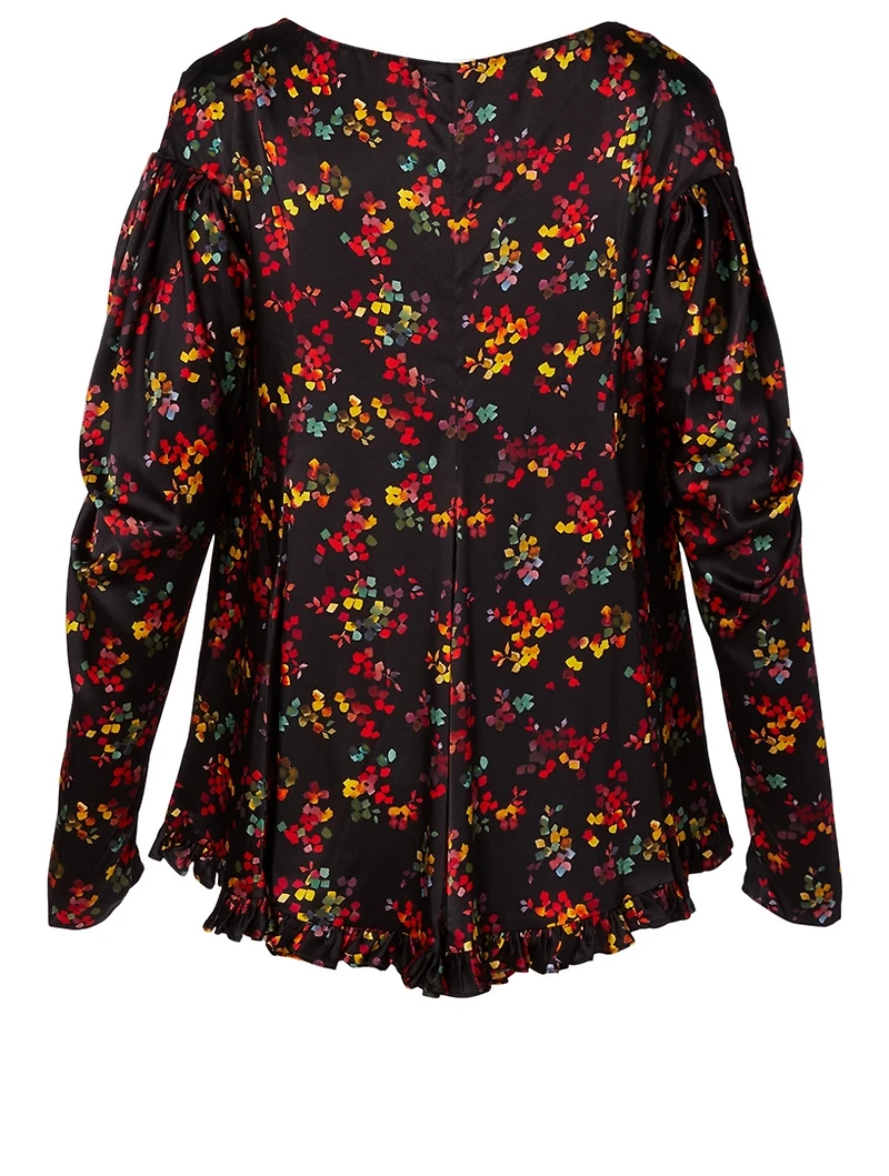 Ava Silk Stretch Top