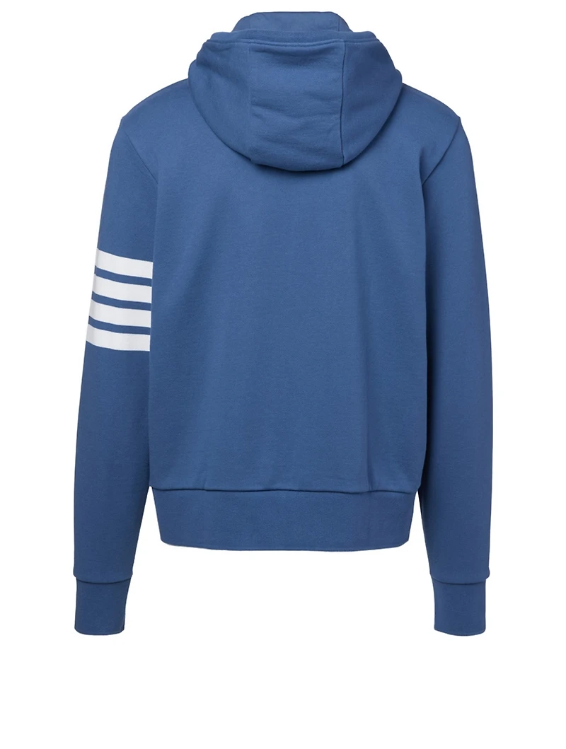 Cotton Four-Bar Hoodie