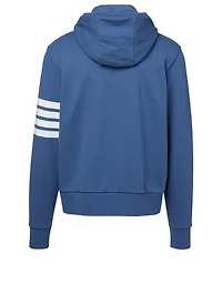 Cotton Four-Bar Hoodie