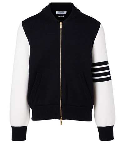 Merino Wool Bomber Jacket