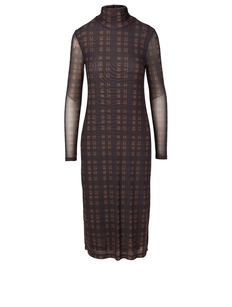Priscilla Mesh Midi Dress